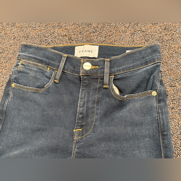Frame Denim Le High Flare Jeans Blue Women's  Size 24 (0). FLAW - Picture 4 of 13